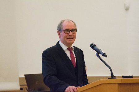 Landrat Manfred Müller beim Neujahrsempfang des Kreises Paderborn (Foto: Amt für Presse- und Öffentlichkeitsarbeit, Kreis Paderborn, Anna-Sophie Schindler)